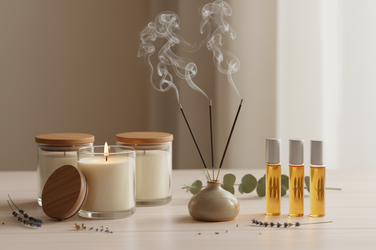 product image for candles, inscents and scent rollers